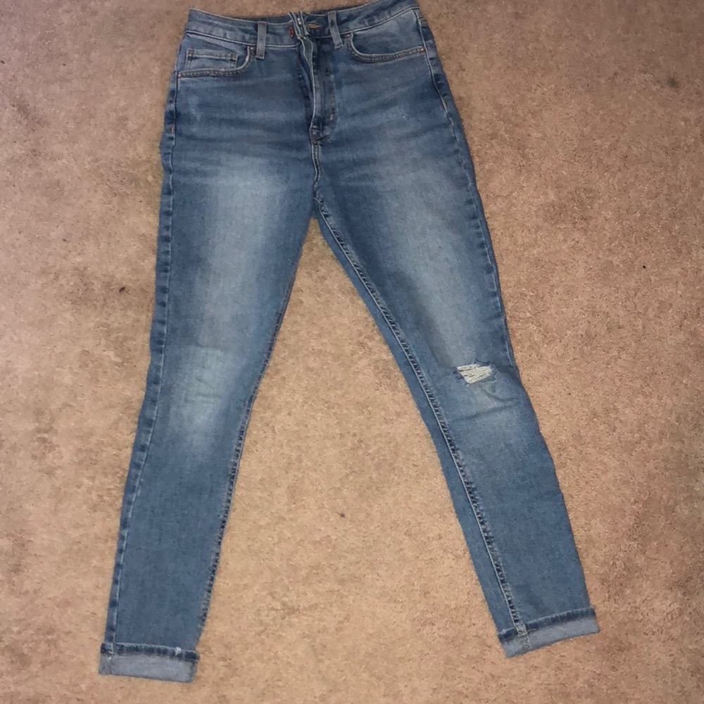 Forever 21 High Waisted Light Wash Jeans